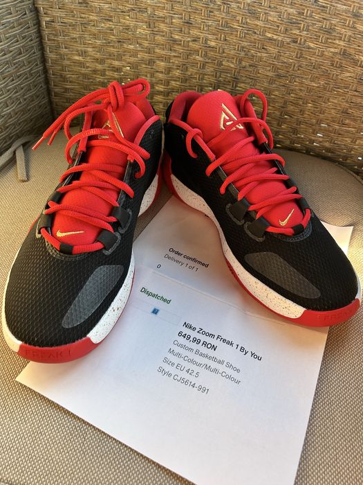 Adidasi Nike Zoom Frek 1 by you custom basketball shoe , marimea 42.5
