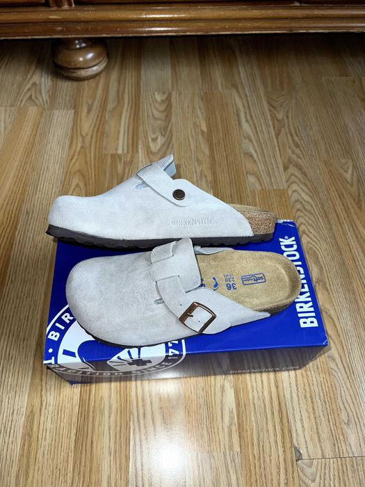 Birkenstock / Suède-Boston / 36 / Gri