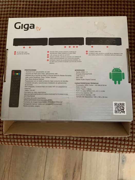 Giga Tv Android Prienik Приемник