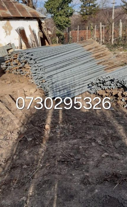 Vând Spalieri de Metal Zincat 2,40 m