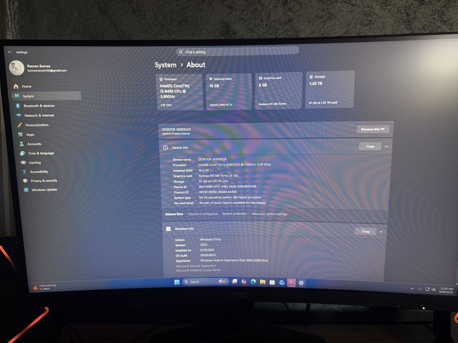 vand set complet gaming