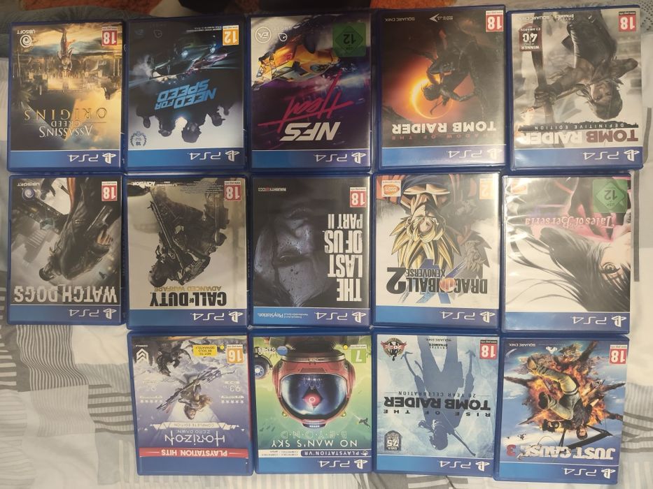 Vand 14 jocuri pentru ps4/ps5