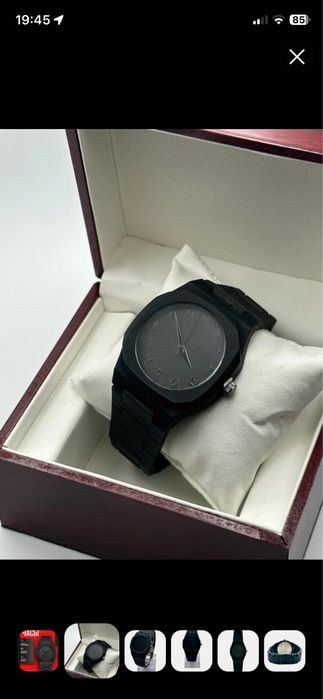 Часы CASIO черные минималистические