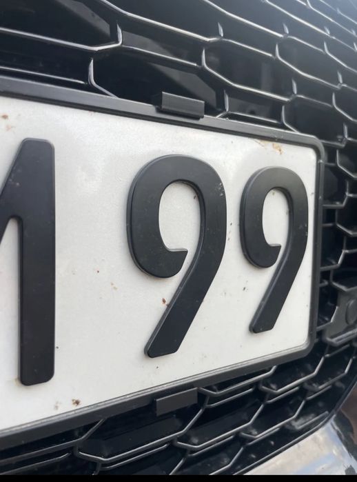 Kit Suport Număr de Înmatriculare Reglabil (Față / Spate) – Printat 3