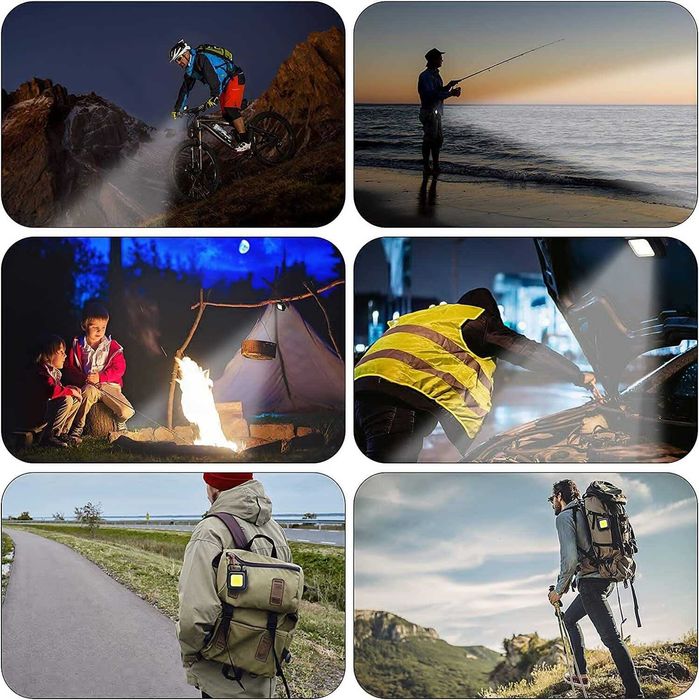 Лампа фенерче прожектор за къмпинг на батерия отварачка ключодържател