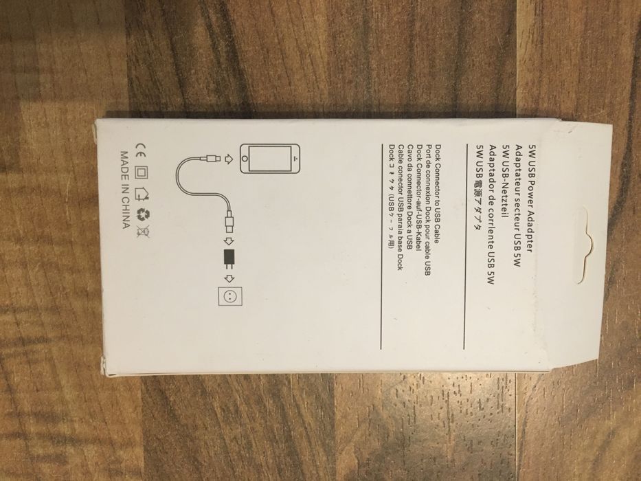 Încărcător Apple original 5W + cablu Lightning – sigilat