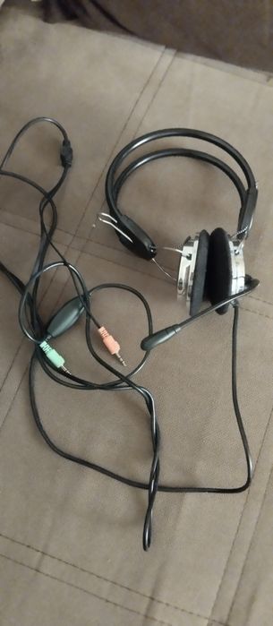 Компьютерные проводные наушники