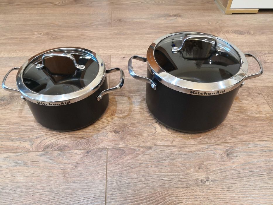 Тенджери KitchenAid - 2бр. и WMF тенджера под налягане