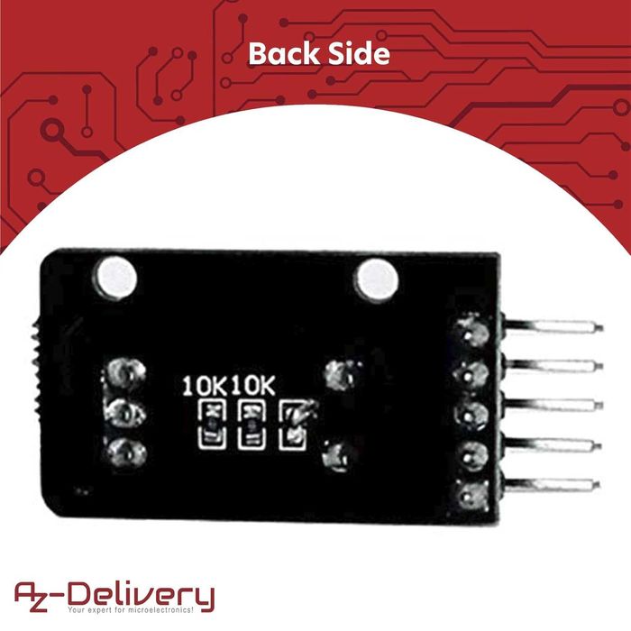 Енкодер KY-040 5 пина за Arduino и Raspberry Pi от AZDelivery