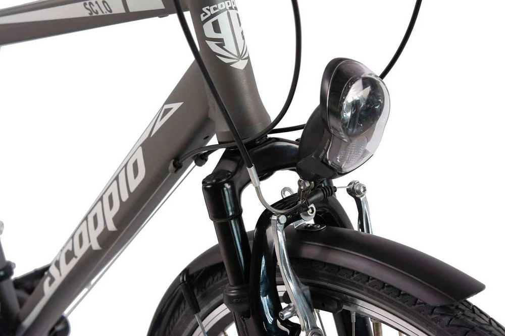 Мъжки трекинг велосипед Scorpio SC 1.0 28'', сив