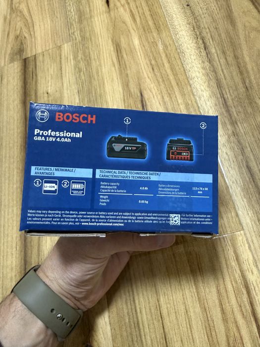 Нова оригинална батерия Бощ Bosch 4A за професионални машини