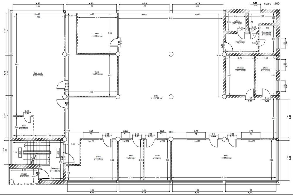 De închiriat spațiu pentru birouri în cartierul Mănăștur