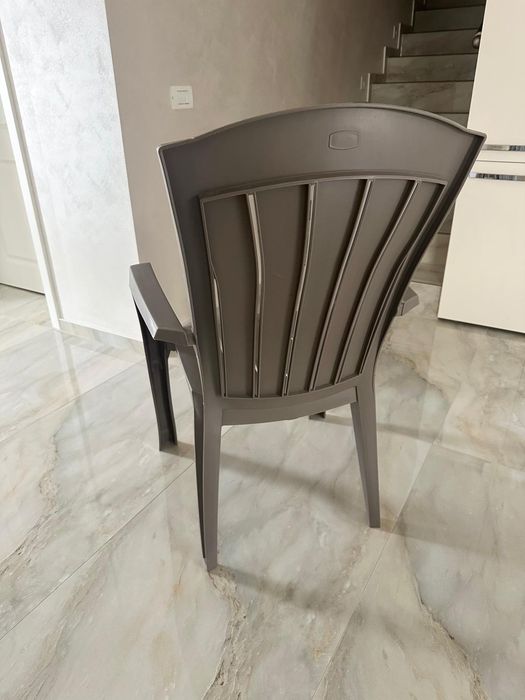 Masa extensibila exterior cu 6 scaune