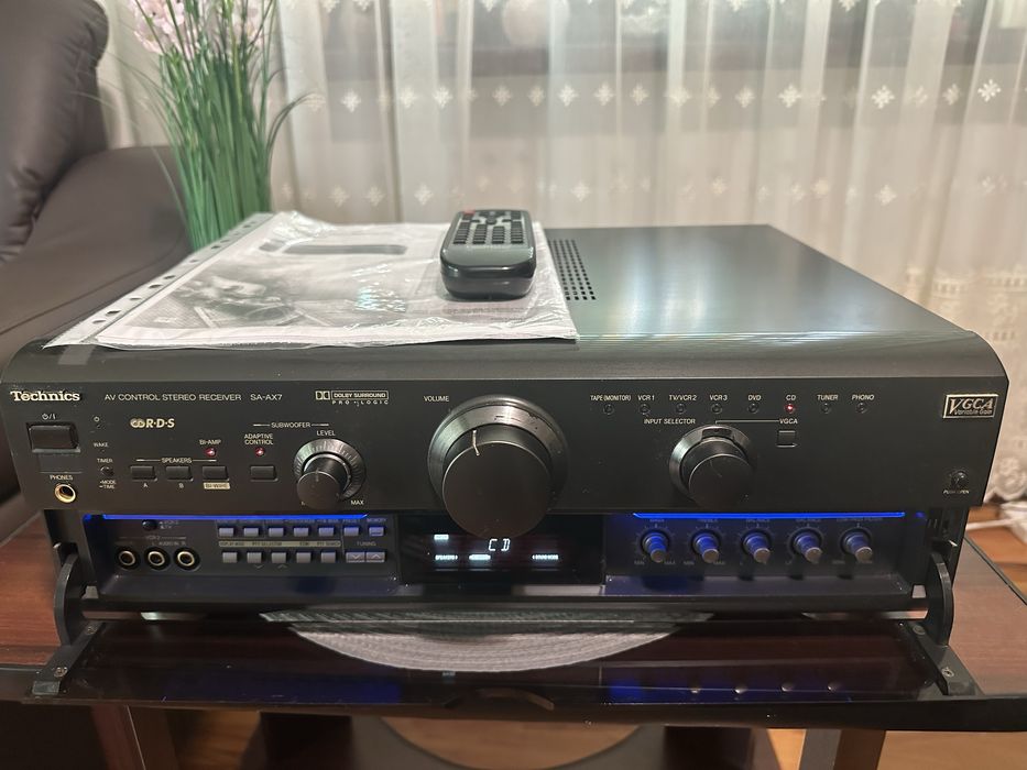 Receiver Technics SA AX7 cu telecomanda