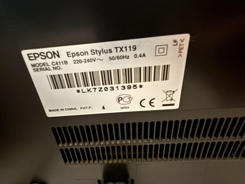 Продам принтер Epson Tx119