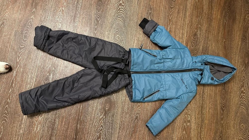 Зимние комбинезон и куртка со штанами