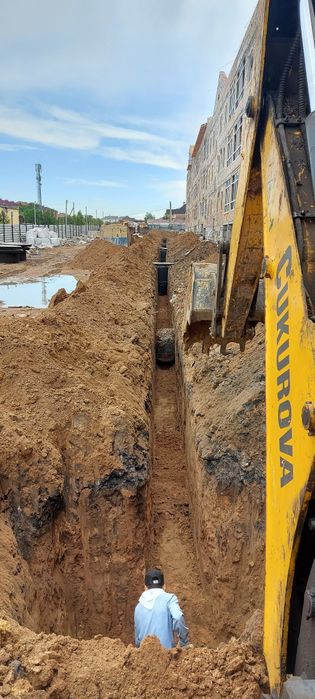 Услуги экскаватора погрузчика