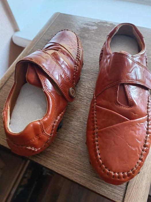 Макасины новые кожанные