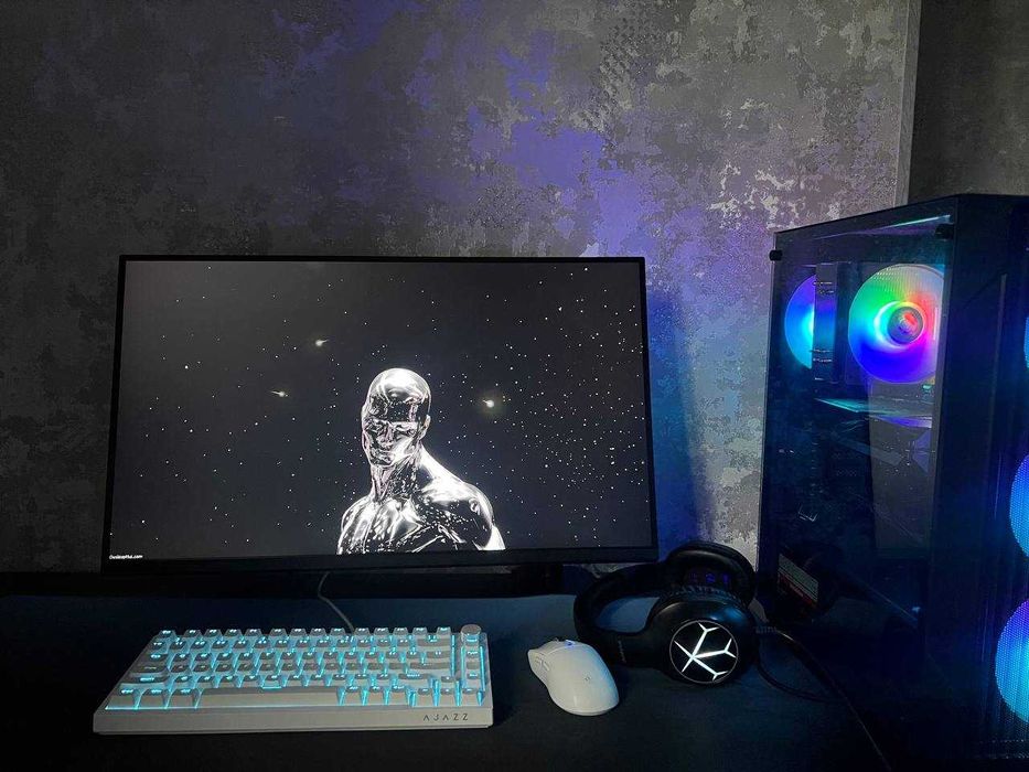 Игровой компьютер i5-12400f / RTX 5060 /  32GB/1TB / 27" 180hz