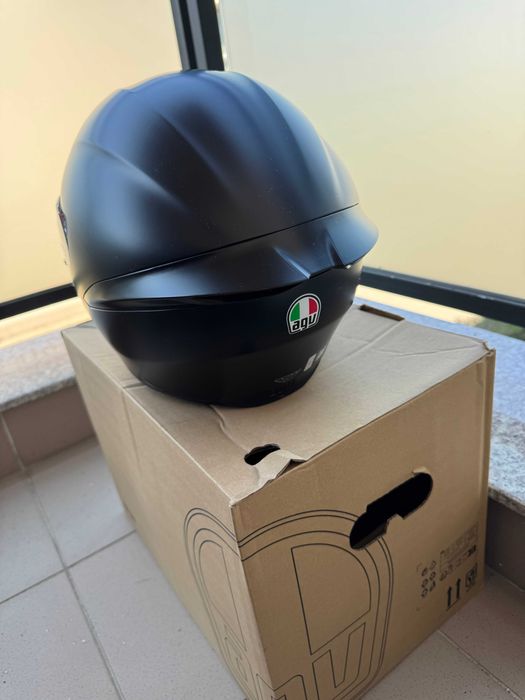 Каска AGV K1 S Black Mat - размер S 55-56