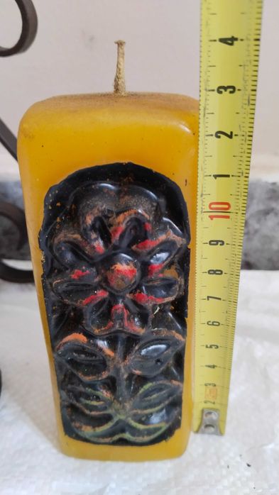 Свещници дърво и ковано желязо