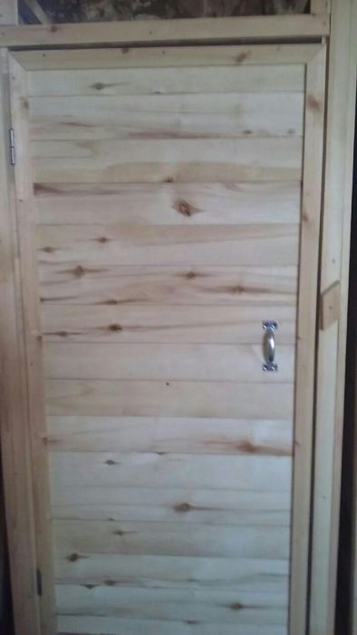 Туалет деревянный