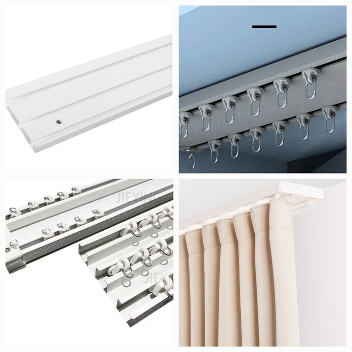 Потолочный карниз для штор двухрядный и трехрядный Установка Доставка