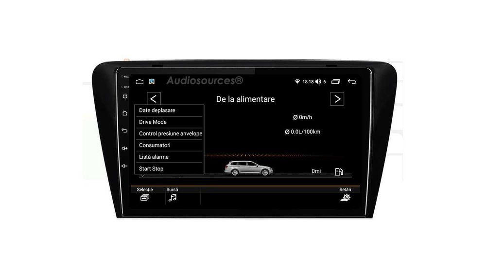 Navigatie Skoda Octavia3 android octacore 6+64GB DSP SIM Meniuri MIB2