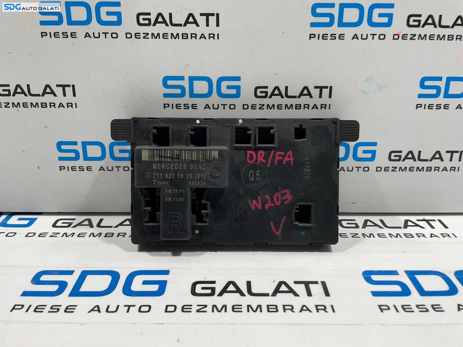 Unitate Modul Calculator Control Confort Usa Portiera Dreapta Fata Mercedes Clasa C Class W203 2001 - 2007 Cod 2038205626 A2038205626 [L4040]