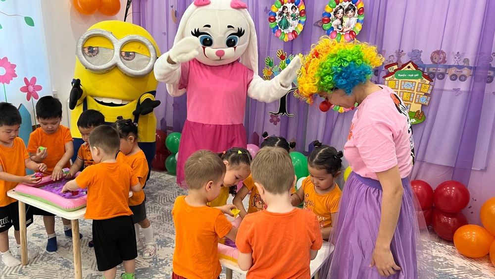 Ростовые куклы,мишка,зайка,мальчик и девочка