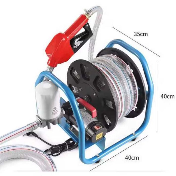 Електрическа помпа за гориво 380W – 12V, 24V, 220V с маркуч и пистолет