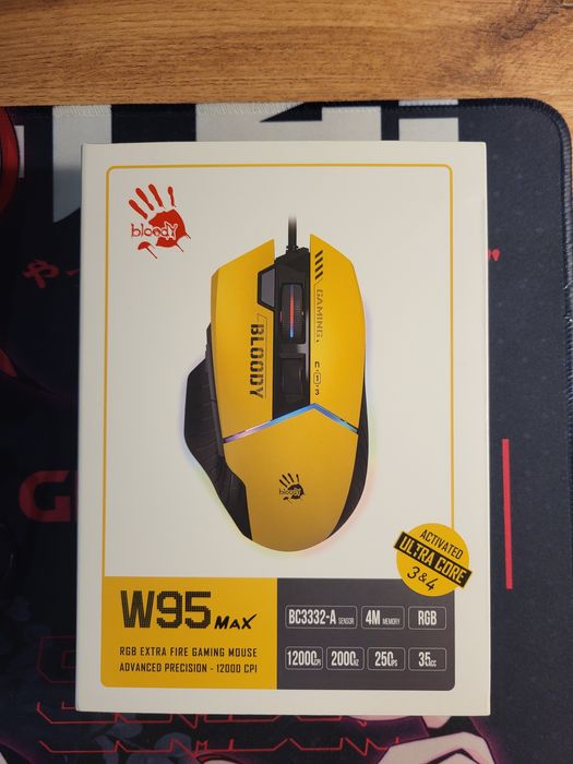 Продаю игровую мышь Bloody w95 MAX (Sports Lime)