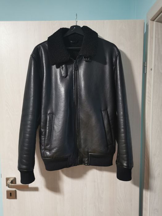 продавам кожено мъжко яке ZARA