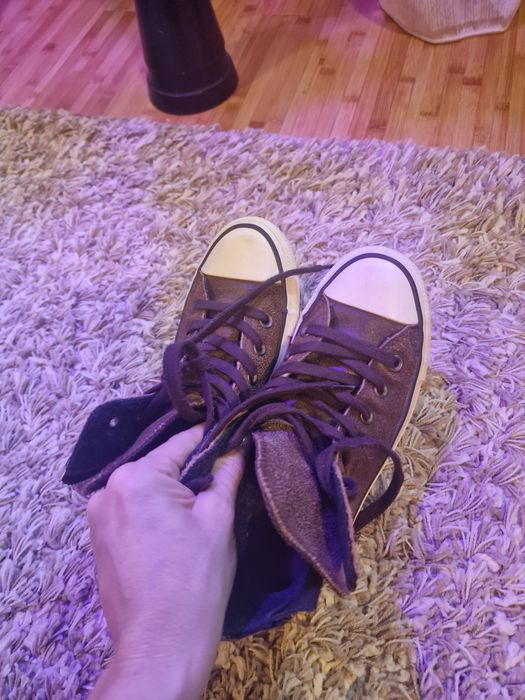 Converse piele întoarsă 36
