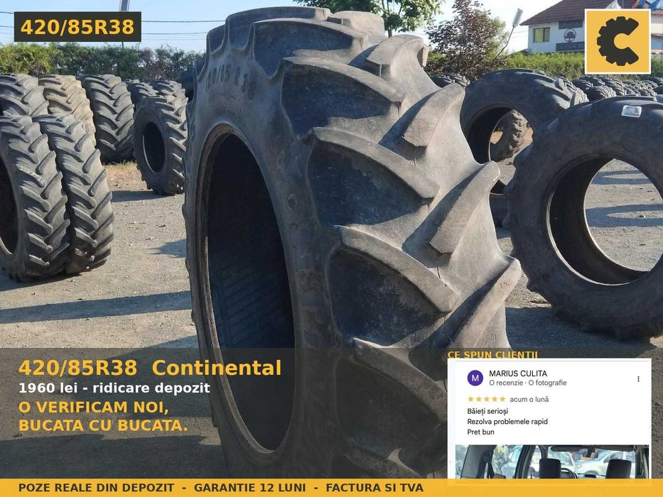 Cauciucuri 16.9R38 420/85R38 Continental Anvelope Tractor SH FACTURA