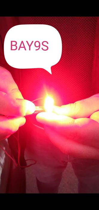 Лед крушка с канбус LED canbus BAX9S H6W бял, жълт/BAY9S H21W Б/Ж/Ч