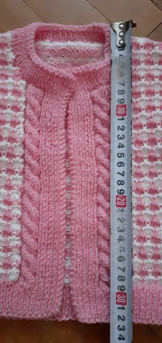 Нови ръчно плетени зимни вълнени блузи, елек детски вълнени чорапи