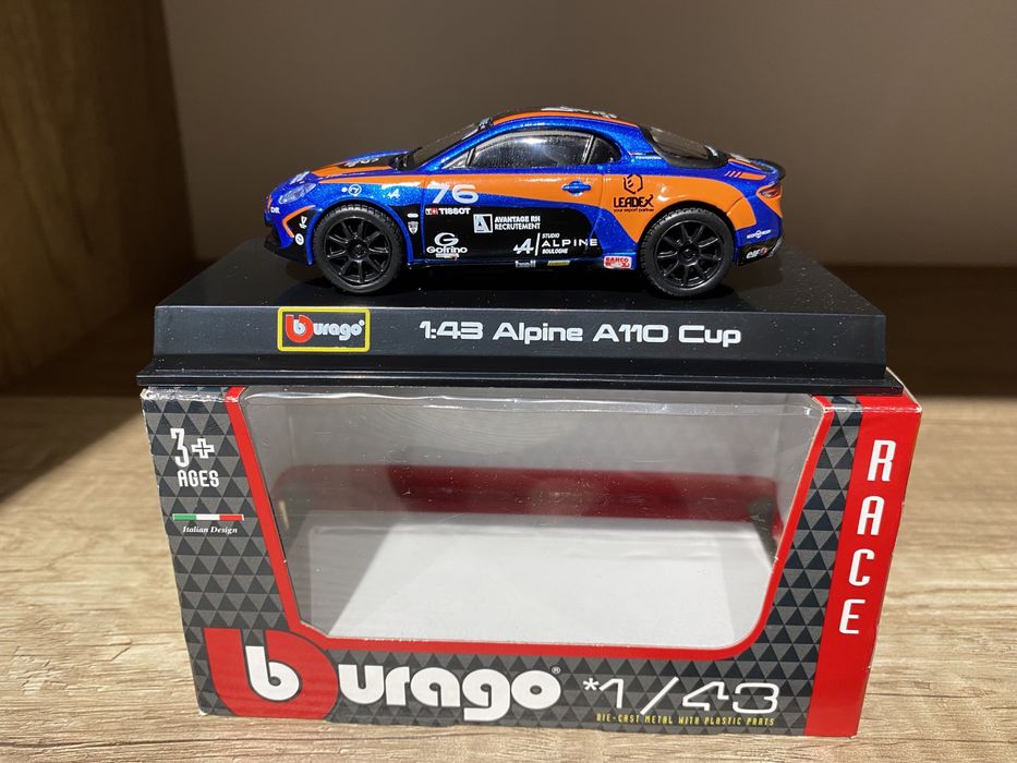 Bburago RENAULT ALPINE A110 cup  machetă auto scara 1:43