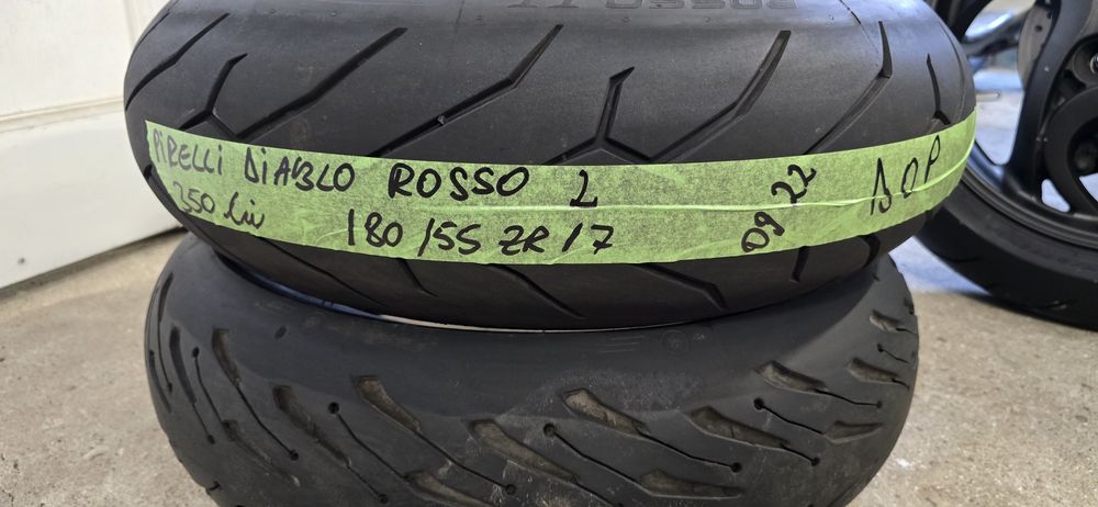 Anvelopa moto 180/55zr17 pirelli diablo Rosso 2