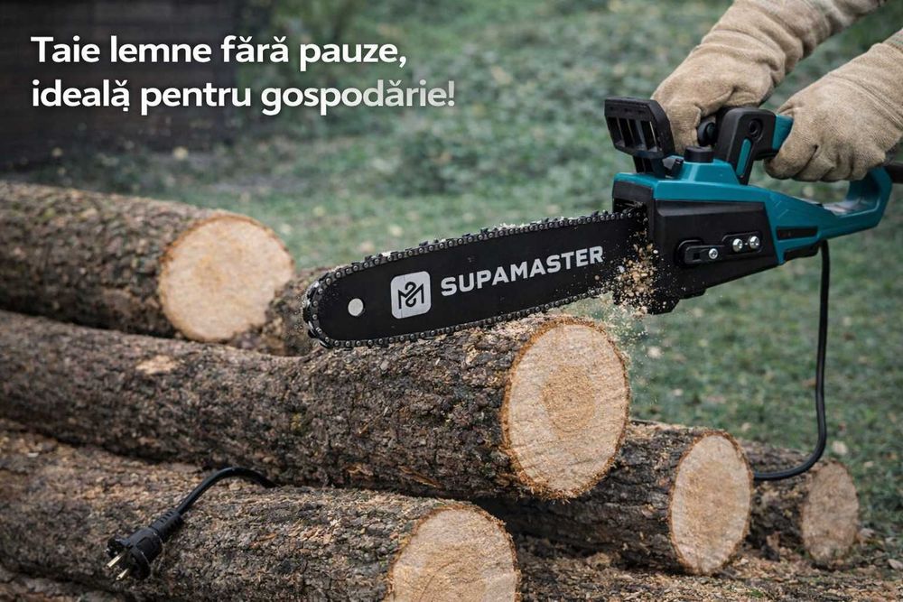Drujba electrica Supamaster 3900W lama lunga pentru lemn