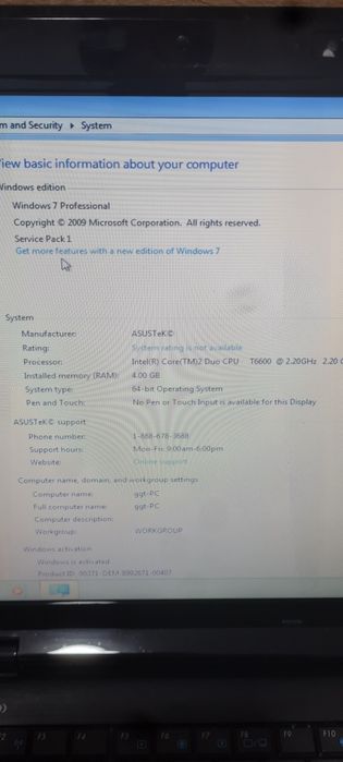 Leptop asus 17 inci