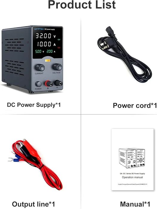 Sursa de alimentare reglabila DC Wanptek 32V 10A