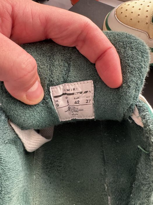AMIRI MA-1 White/Green