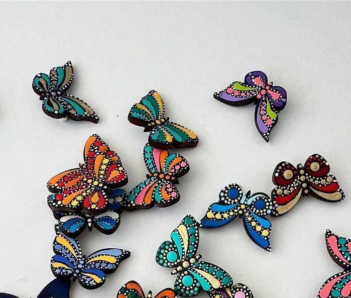 Mărțișoare și agende pictate Mandala