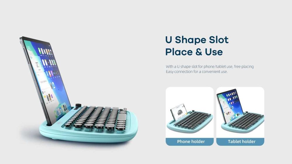 Беспроводная клавиатура RemaxJP-01подключ к 3 устройствам одновременно