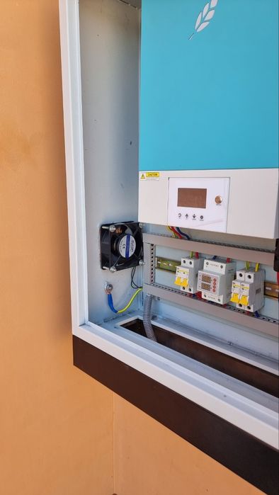 Установка солнечный панели