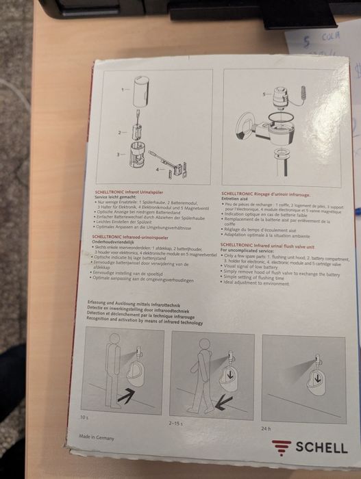 Robinet pisoar cu fotocelule