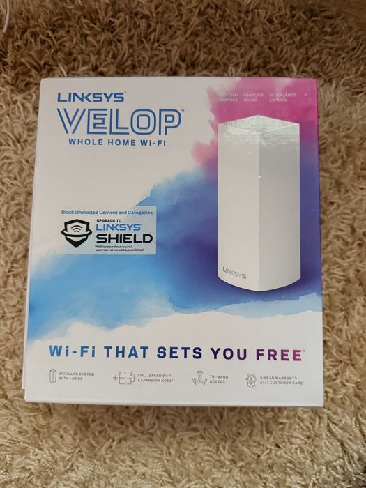 Router Mesh WiFi Linksys Velop AC2200 WHW0301 Tri-Band – 1 Node