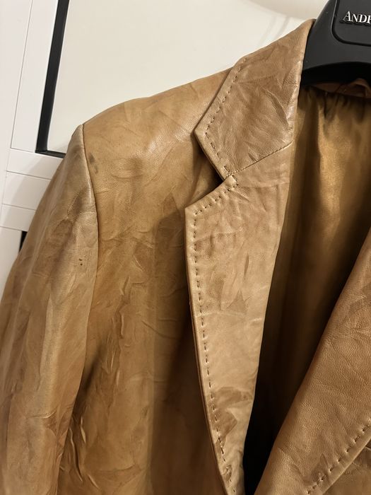 Мъжко сако!Естествена кожа!