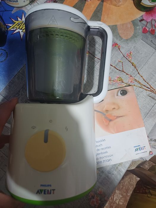 Уред за приготвяне на зеленчуци на пара Philips Avent 2в1